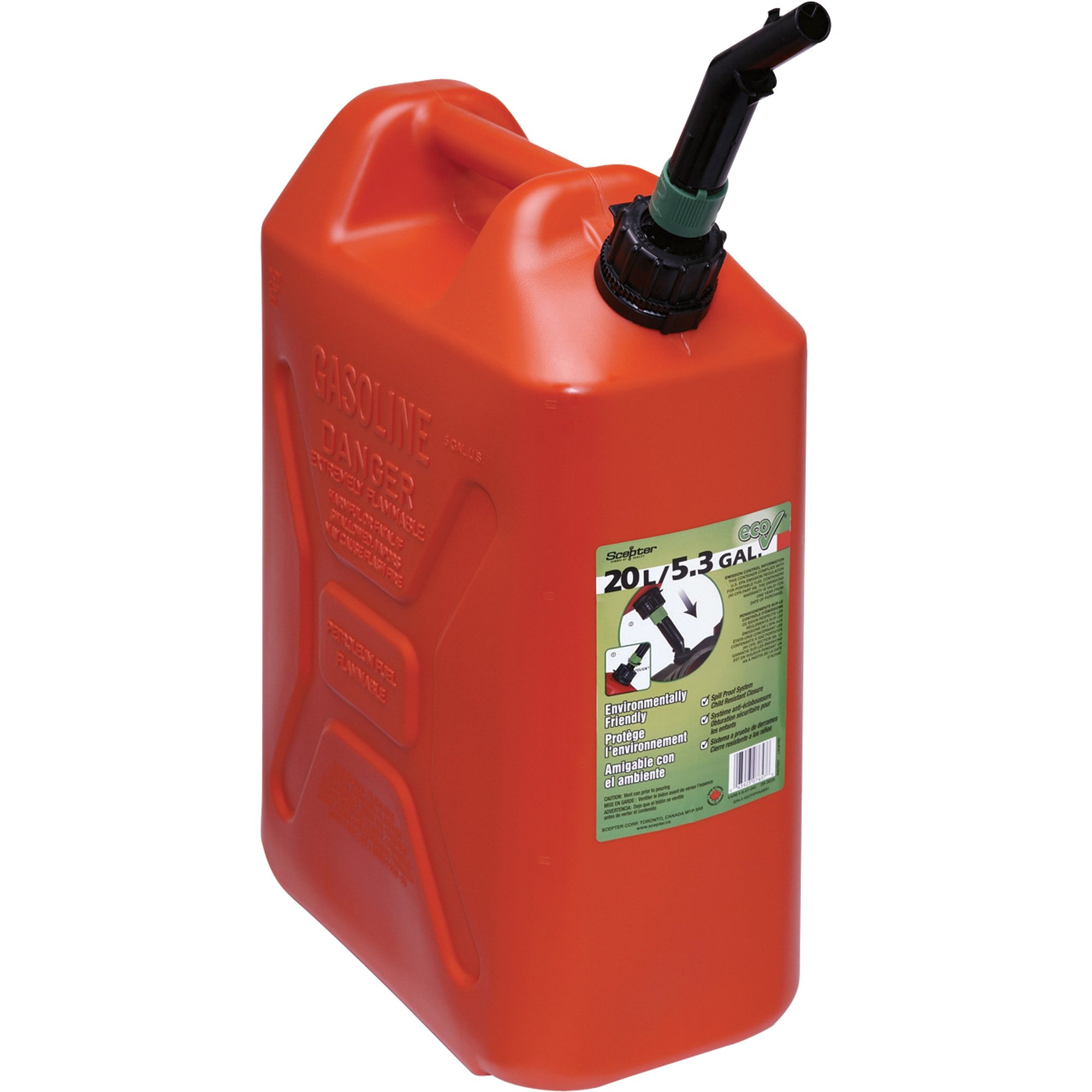 Scepter Jerry Gas Can — 5.3-Gallon, Model# 05086